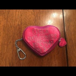 Coach jewel-tone coin case